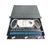 MACH POWER Panneau de raccordement amovible pour connexions à fibre optique Installation Rack 19" 1 unité, 430 x 322,2 mm