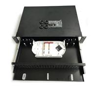 MACH POWER Panneau de raccordement amovible pour connexions à fibre optique Installation Rack 19" 2 unités, 430 x 300 mm