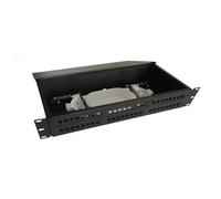 MACH POWER Panneau de raccordement pour Fibre Optique Installation Rack 19" 1 unité, 430x200 mm