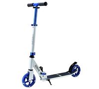 Mach1 Trottinette Kick - En aluminium - Grande trottinette - 145 mm - Pour enfants - Pliable, Kick Scooter - Blanc - Bleu