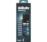 Mach3 Lames De Rechange Pour Rasoir Pour Homme 8 Pièces + Mach3 Gel Extra Confort (200 Ml)