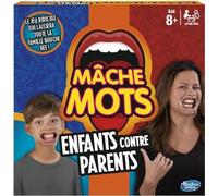 Mache-Mots Enfants contre parents, Jeu de societe ambiance pour la famille, Version francaise, Hasbro Gaming