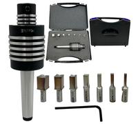 MachEl Centre tournant MT2 Live de haute précision avec broche rotative carrée HSS - Idéal pour un travail précis et efficace des métaux (taille de la broche en mm)