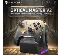 MACHENIKE - contrôleur de jeu Tri Mode G5Pro V2, déclencheur optique, bouton ABXY, Joystick remplaçable à chaud, résolution 4K pour Switch PC GD avec Dock