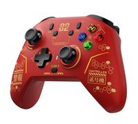 Machenike G6V2 Manette Sans fil PC, 2 moteurs à bobine mobile HD, 2 gâchettes TMR, 4 touches programmables, ABXY interchangeables, joystick TMR à couple réglable, résolution 1000Hz, 1200 mAh, Rouge