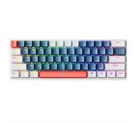 Machenike K500-B61 Clavier mécanique filaire 60 %, disposition QWERTY US, Blue Switch RGB