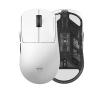 Machenike Souris sans Fil Gamer MMO, 26 000 DPI, PAW3395, 6 Boutons Programmables, Souris Gaming pour PC/Mac, Filaire/2.4G, Ultra-Léger avec 53g (Blanc)