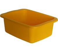 MACHIAVELLI START bassin rectangulaire en plastique de capacité 10L. Bac multi-usages dimensions 42 x 31 x 15,5 cm (Jaune)