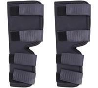 Machify 1 paire de genouillères pour chien pour pattes arrière déchirées du LCA, bandage de compression de l'articulation de la jambe arrière pour chien L, genouillère réglable en polyester pour