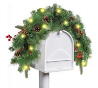 Machify Boîte aux lettres de Noël pour décoration intérieure ou extérieure 90 cm