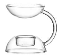 Machify Brûleur Bougie Chauffe-Plat, brûleur de Cire, diffuseur d’arômes en Verre, Borosilicate résistant à la Chaleur, décor Fait Main pour Chambre, Salle de Bain, Spa, hôtel, Salle à Manger