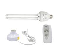 Machify Lampe Sunshine-C 36 W, ampoule à lumière large spectre avec télécommande et minuterie, culot E27 forme U, pour la maison, alimentation 110 V, usage simple et installation rapide