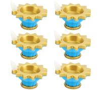 Machify Lot de 12 bougies sans flamme LED dorées et bleues avec capteur d'eau pour décoration de la maison