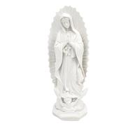 Machify Sculpture de style religieux, statue de la Vierge Marie de 30 cm, statue de la Vierge Marie pour la maison, le salon et la décoration d'entrée, figurine catholique en résine avec revêtement en