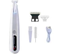 Machify Tondeuse pour chat - Faible bruit - Sans fil - Double vitesse - Bord de rasage arrondi - Avec lumière LED et affichage intelligent - Comprend une tête, une brosse, une huile, un câble USB