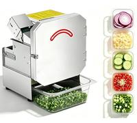Machine 200 W pour découper les oignons nouveaux et la ciboule | Découpe-légumes électrique, Machine à couper la ciboulette, Équipement pour le tranchage des fruits et légumes