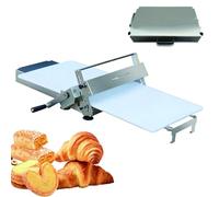 Machine À Abaisser La Pâte Pliable - Rouleau À Pâte Manuel Avec Réglage 0,5-25mm, Abaisseuse En Acier Inoxydable Pour Pâte Feuilletée, Pizza, Pâtes, Croissants & Biscuits Type400