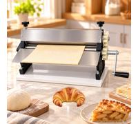 Machine à abaisser la pâte, pour feuilles à découper | Les feuilles peuvent servir à préparer des raviolis après découpe séparée avec vos ustensiles de cuisine. Sans moteur