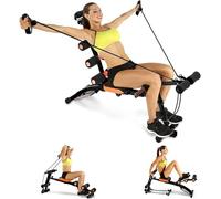 Machine à abdominaux, banc d'entraînement des abdominaux pour salle de sport à domicile, machine multifonction réglable, équipement d'exercice des abdominaux pour un entraînement complet du corps