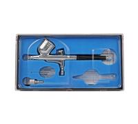 Machine à Aérographe pour Ongles | Kit Aérographe 0.8-3.5 | Pistolet Portable avec Buse de 0.3mm pour Décoration de Gâteaux, Coiffeurs et Artistes