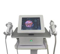 Machine à aiguilleter fractionnaire RF Micro Machine de beauté lifting visage Appareil de soins de la peau multifonction avec 2 poignées pour la thérapie de retrait des rides
