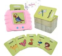 Machine à apprendre les cartes Mots à vue Maternelle Lecture pour les tout-petits Rose