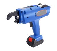 Machine à attacher les barres d'armature, pistolet à cravate automatique sans fil avec 2 batteries, serrage réglable pour la construction de bâtiments, outil de barre en acier portable