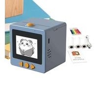 Machine à autocollants, boîte d'impression portable sans encre à activation vocale AI, étiqueteuse avec affichage, parfait pour journal , notes d'étude, œuvres d'art à faire soi-même