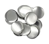 Machine à Badge, 100 pièces/ensemble en plastique blanc Badge broche bouton pièces fournitures for vêtements Badge bouton bricolage artisanat matériaux(37MM)