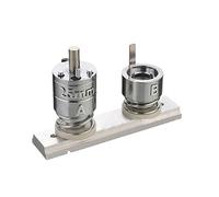 Machine à Badge, 25 MM-75 MM Badge bouton fabricant Die poinçonnage moule rond Interchangeable Die moule Badge Machine accessoires(25mm mold)