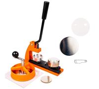 Machine à Badge 25mm | Machine a Badge avec 500 Badges | Machine Badge avec Découpeur de Cercle | Interchangeable - 38mm 45mm 58mm 77mm | Machine a Pins | Machine a Faire des Badge | Fabrique a Badge