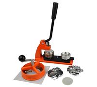 Machine à Badge 38mm | Machine a Badge avec 250 Badges | Machine Badge avec Découpeur de Cercle | Interchangeable - 25mm 45mm 58mm 77mm | Machine a Pins | Machine a Faire des Badge | Fabrique a Badge