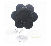 Machine à Badge, 58mm tournesol Badge matériel Badge consommables publicité cadeau matériel vierge bricolage fabrication de Badge Machine artisanat 50 ensembles(Zwart)