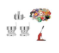 Machine à Badge, Badge poinçonnage Die bouton rond moule 25/32/50/58 MM bricolage bouton fabricant pièces rond Badge blanc bouton broches for bouton Badge presse Machine moule(58mm Badge machine)