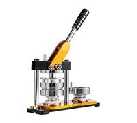 Machine à Badge, DIY Badge Button Maker Machine 25-75 MM Pin Badges Set Avec 100 Pcs Bouton Pièces + Cercle Cutter + Moule Rond Badge Presse Machine(58MM 100Pcs-Button)