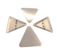 Machine à Badge, Triangle Multi feuilles pile ronde coupe-papier bouton fabricant papier graphique poinçon Die cercle Cutter couteaux for couper(100 sets of triangle badges)