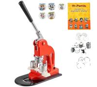 Machine à badges SucceBuy 25/32/58/75 mm avec kit de 400 pièces détachées et outil fabrication ronds