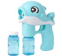 Machine à Baleine Machine à Baleine de Baleine Kid Whale with avec 2 Solutions de Bulles Making Shark Bubble Maker pour Kid Summer Jouet Pas de Batterie Bleu.