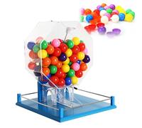 Machine à balles de loterie, cage de bingo automatique, peut contenir 100 balles pour grands groupes et fêtes