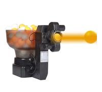 Machine à balles de ping-pong - Entraîneur de tennis de table à 36 tours avec télécommande filaire, ensemble robot portable, capacité de 100 balles pour la pratique