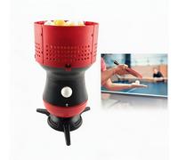 Machine à balles de ping-Pong, Machine Automatique de Service de Tennis de Table avec Distance réglable, 5 Niveaux de Vitesse et Support de 90 balles pour la Pratique et l'entraînement à Domicile