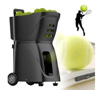 Machine à balles de tennis avec une capacité de plus de 100 balles et une autonomie de 4 à 6 heures, lanceur de balle multifonction avec télécommande intelligente pour débutants et amateurs