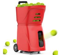 Machine à balles de tennis - Capacité de plus de 100 balles, autonomie de la batterie de 4 à 6 heures, télécommande intelligente, alimentation automatique pour l'entraînement et la pratique