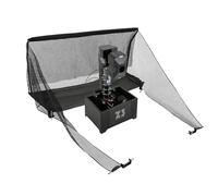 Machine à balles de Tennis de Table Automatique avec 100 Boules et Filets, Ping Pong Ball Machine with Net, 10 Modes programmables, Lanceur Automatique pour débutants