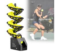 Machine à balles de tennis intelligente, hauteur et angle réglables, capacité de 33/28 balles, pour enfants et débutants