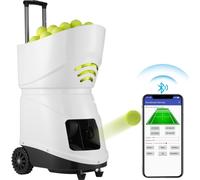 Machine à balles de tennis - Lanceur automatique de balles - Appareil d'entraînement jusqu'à 125 km/h - Équipement de tennis portable