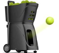Machine à Balles de Tennis Lanceur Automatique de Balles Équipement d'entraînement de Tennis Angle de Lancement réglable, Vitesse, 50 Grande capacité, 50x36x30cm