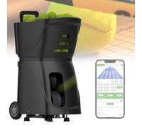Machine à balles de tennis, lanceur automatique portable avec contrôle par application mobile, capacité de 100 balles pour entraînement et compétition de tennis