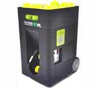 Machine à balles de tennis portable avec paramètres de lancement réglables pour l'entraînement et le coaching en solo