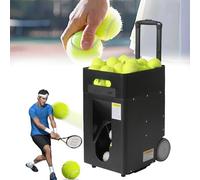 Machine à balles de tennis portable, lanceur automatique, capacité de 50 balles, mode d'entraînement préprogrammé, équipement intelligent pour débutants, solution d'entraînement complète